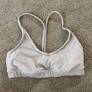 ALO Yoga Gray Strappy Bralette
